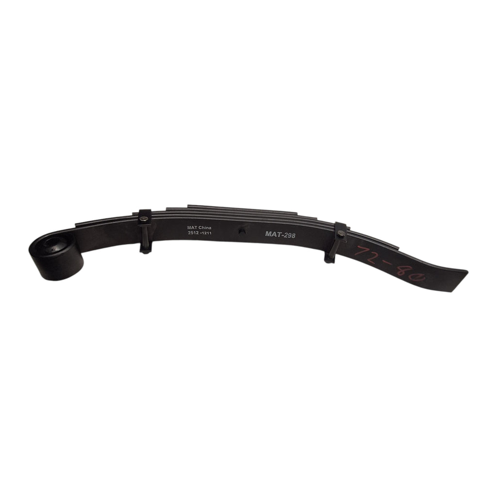 5-Leaf Slipper Spring for 10,000 lbs. Trailer Axles 30" Long 2.5 wide 72-80 3/4" (72-80)