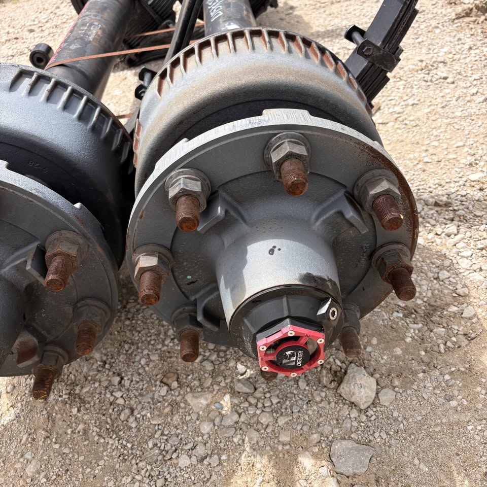 NEW 15,000 lb Dexter Trailer Axle, 69.25 in HF, Beam, Electric brake, 8 on 275mm