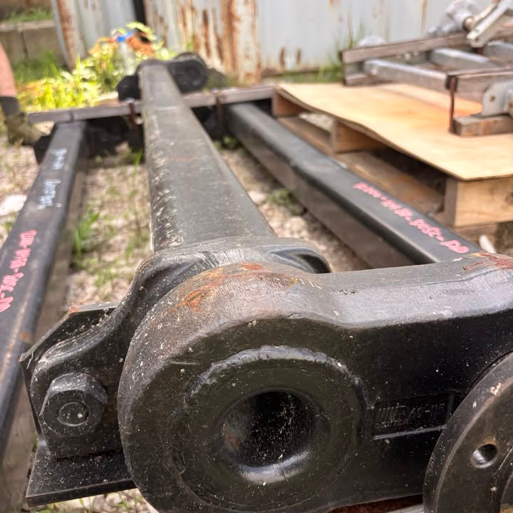 NEW Dexter 12,000 lb Trailer Axle Beam – 104.88" Hub Face – 80" Outside Bracket – Top Mount