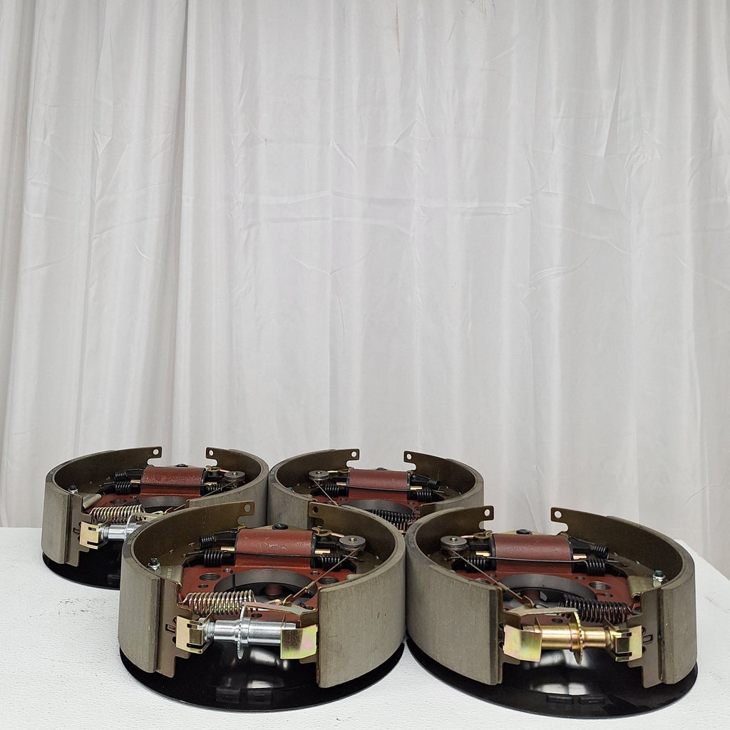 Four Dexter 12-1/4" x 3-3/8" Hydraulic Brake Assembly Kit – 9K–10K (77-1210H-KITX2)