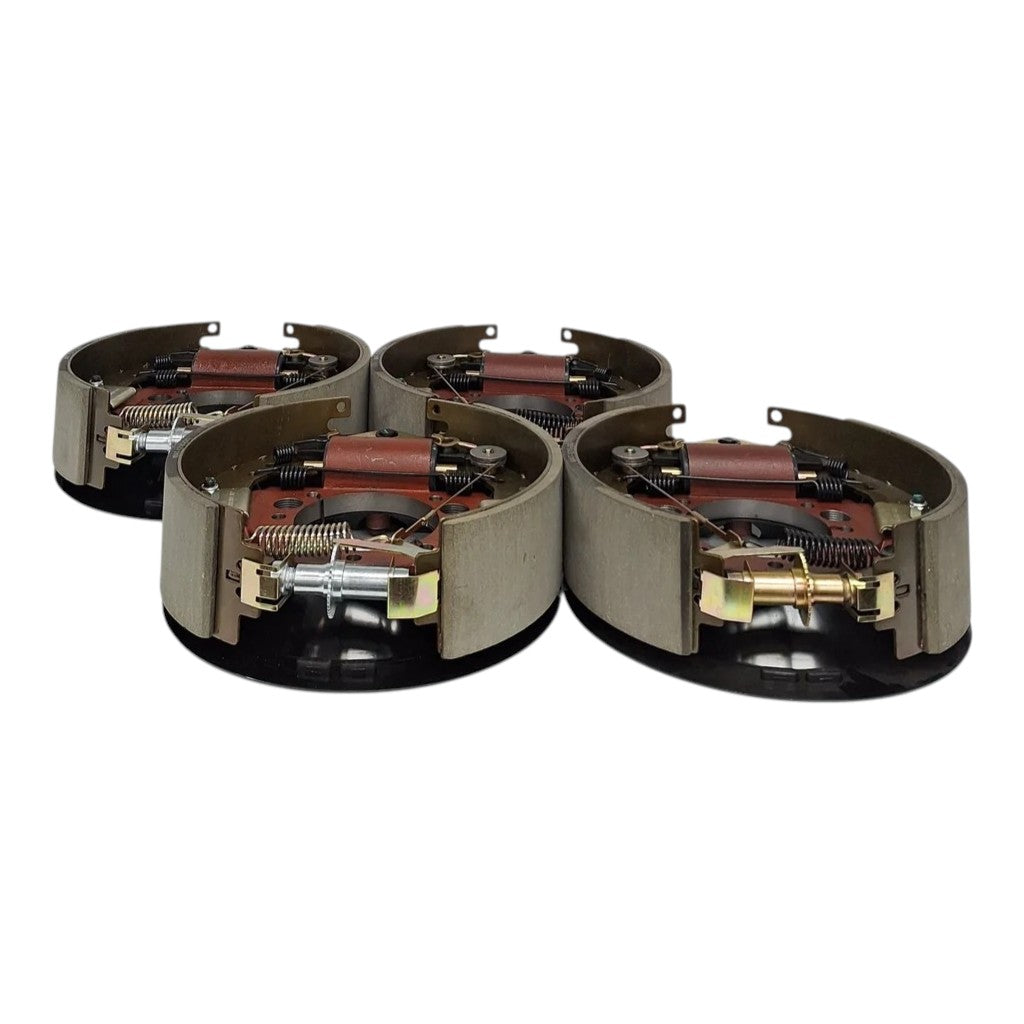 Four Dexter 12-1/4" x 3-3/8" Hydraulic Brake Assembly Kit – 9K–10K (77-1210H-KITX2)