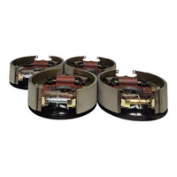 Four Dexter 12-1/4" x 3-3/8" Hydraulic Brake Assembly Kit – 9K–10K (77-1210H-KITX2)