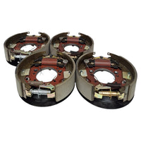 Four Dexter 12-1/4" x 3-3/8" Hydraulic Brake Assembly Kit – 9K–10K (77-1210H-KITX2)