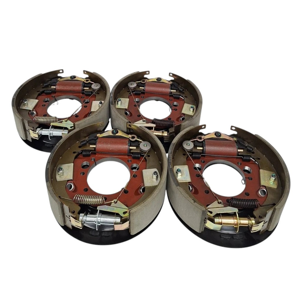 Four Dexter 12-1/4" x 3-3/8" Hydraulic Brake Assembly Kit – 9K–10K (77-1210H-KITX2)