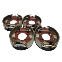 Four Dexter 12-1/4" x 3-3/8" Hydraulic Brake Assembly Kit – 9K–10K (77-1210H-KITX2)