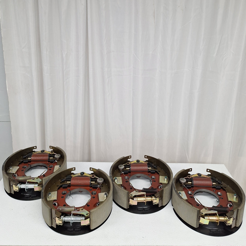 Four Dexter 12-1/4" x 3-3/8" Hydraulic Brake Assembly Kit – 9K–10K (77-1210H-KITX2)