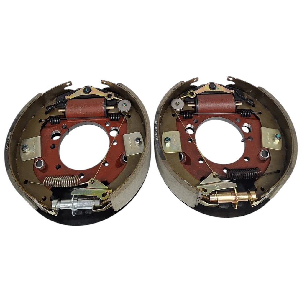 One Pair Replacement 12" Hydraulic Brakes for 9K 10K Trailer Axles 23-410 23-411 (77-1210H-KIT)