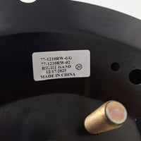 Quality 10K Electric Trailer Brake RIGHT, 12-1/4" x 3-1/2" 5 Bolt