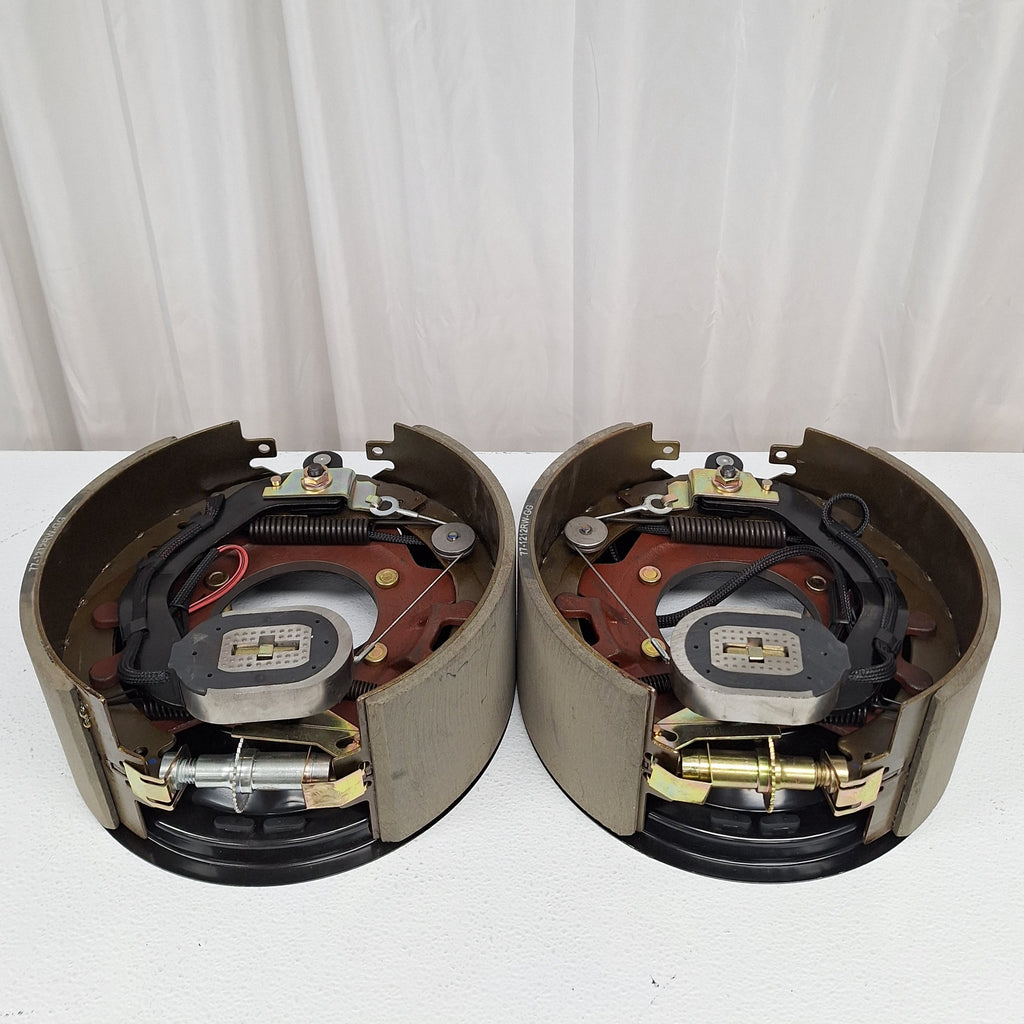 Brake, Electric, 12K, Right and LEFT 12-1/4" x 5", 5 Hole, fits Rockwell, 12,000 lb (77-1212RW-PAIR)