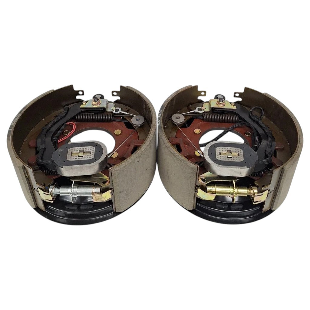 Brake, Electric, 12K, Right and LEFT 12-1/4" x 5", 5 Hole, fits Rockwell, 12,000 lb (77-1212RW-PAIR)
