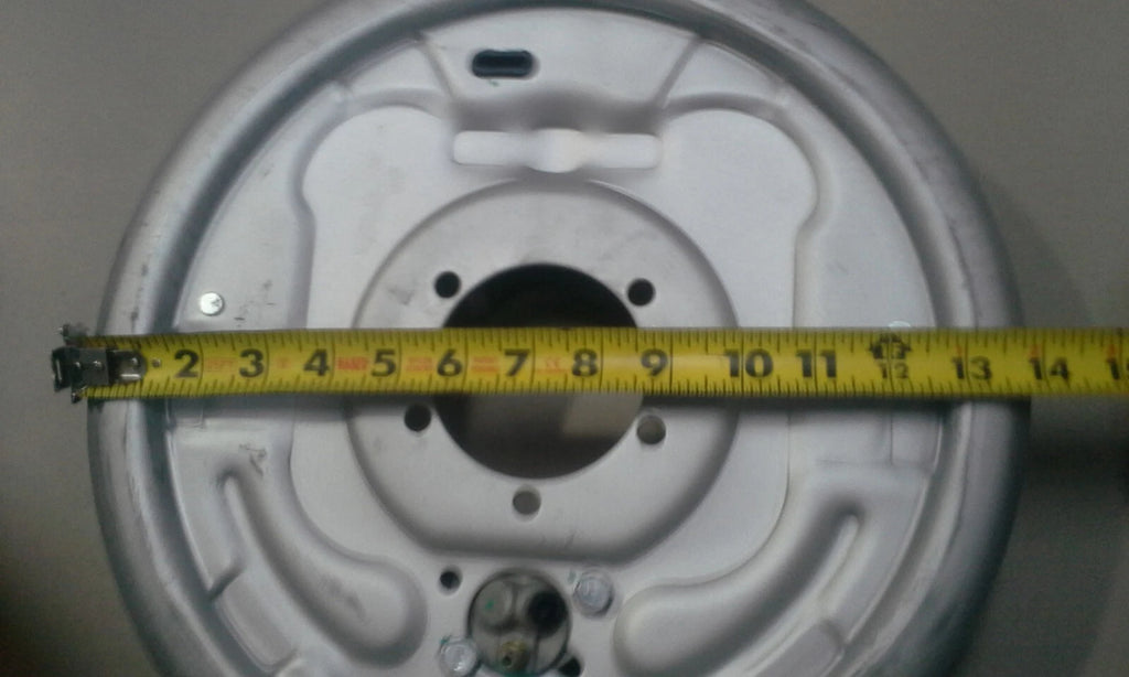 Pair, 12x2 Hydraulic brake, free backing, Dacromet Coated (77-12H-73+77-12H-74)
