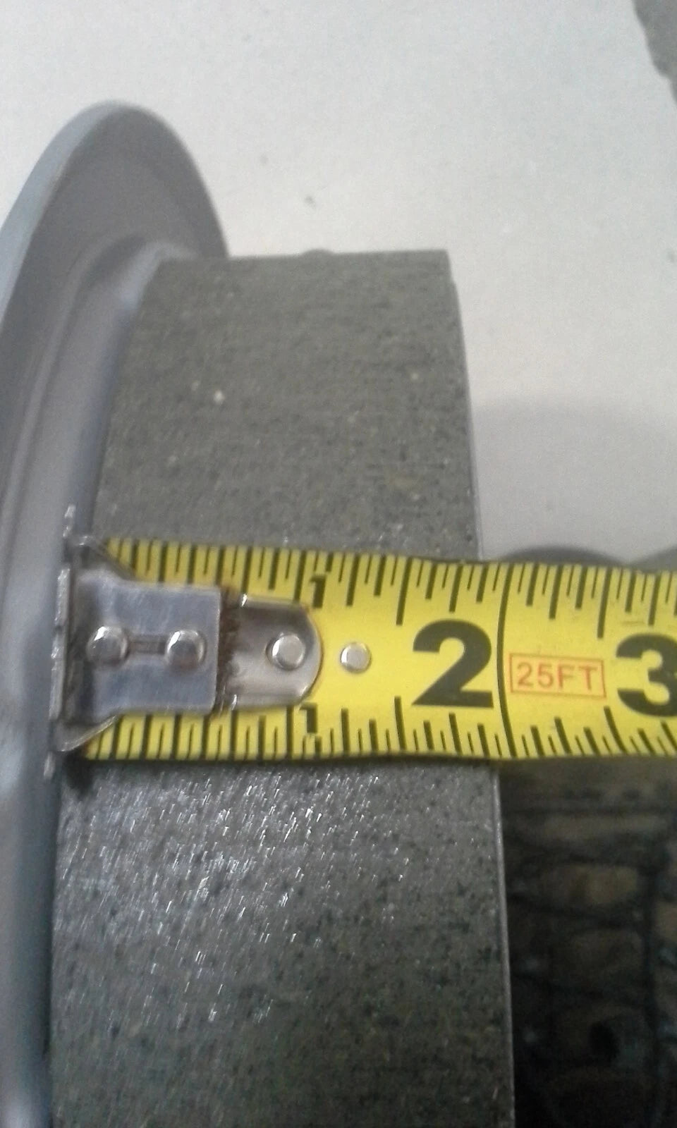 Pair, 12x2 Hydraulic brake, free backing, Dacromet Coated (77-12H-73+77-12H-74)