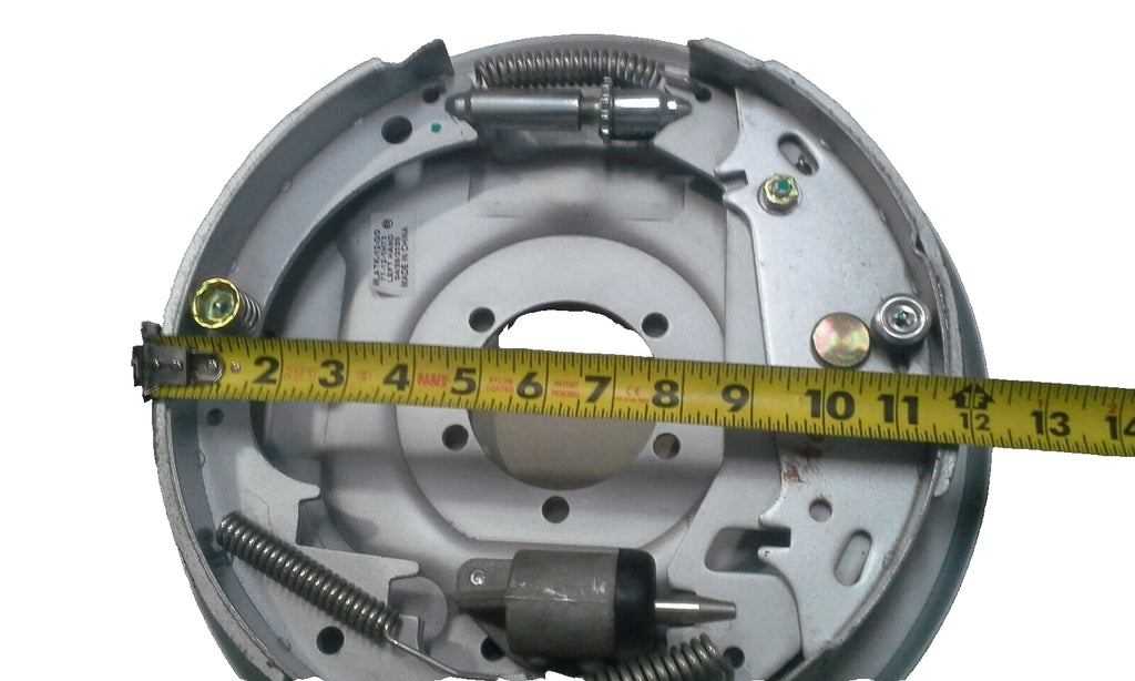 Pair, 12x2 Hydraulic brake, free backing, Dacromet Coated (77-12H-73+77-12H-74)