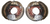 PAIR-Rockwell 10K Electric Trailer Brake 12-1/4" x 3-1/2" 5 Bolt 4738-L+R 10,000 (77-1210RW-PAIR)