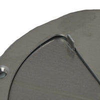 7.25" Polished Aluminum Round Air Trailer Wall Vent — Butterfly Style (775)