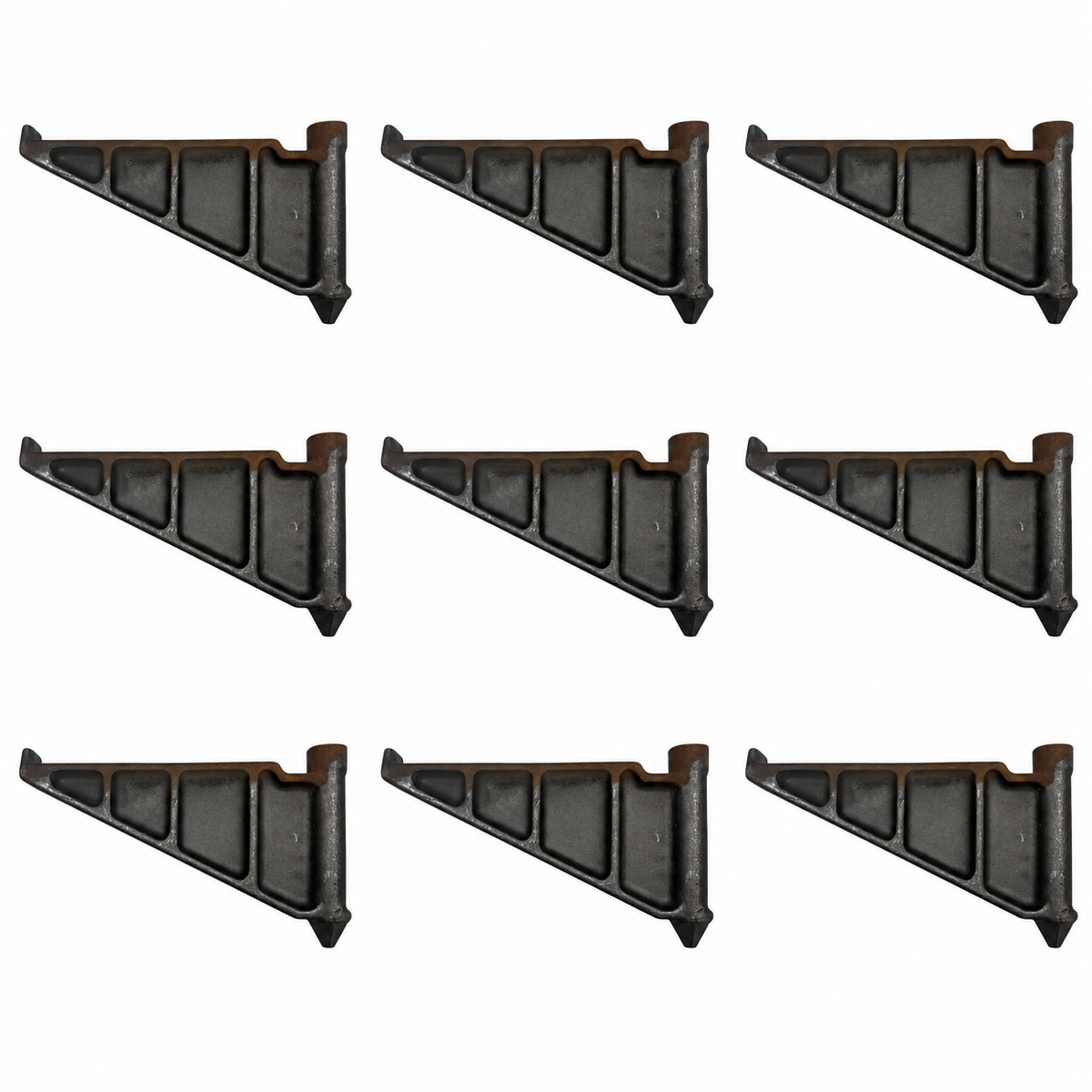 Buyers Products 5K Forged Steel Trailer Outrigger Bundle — 9 Arms & 9 Assorted Brackets (B23515)