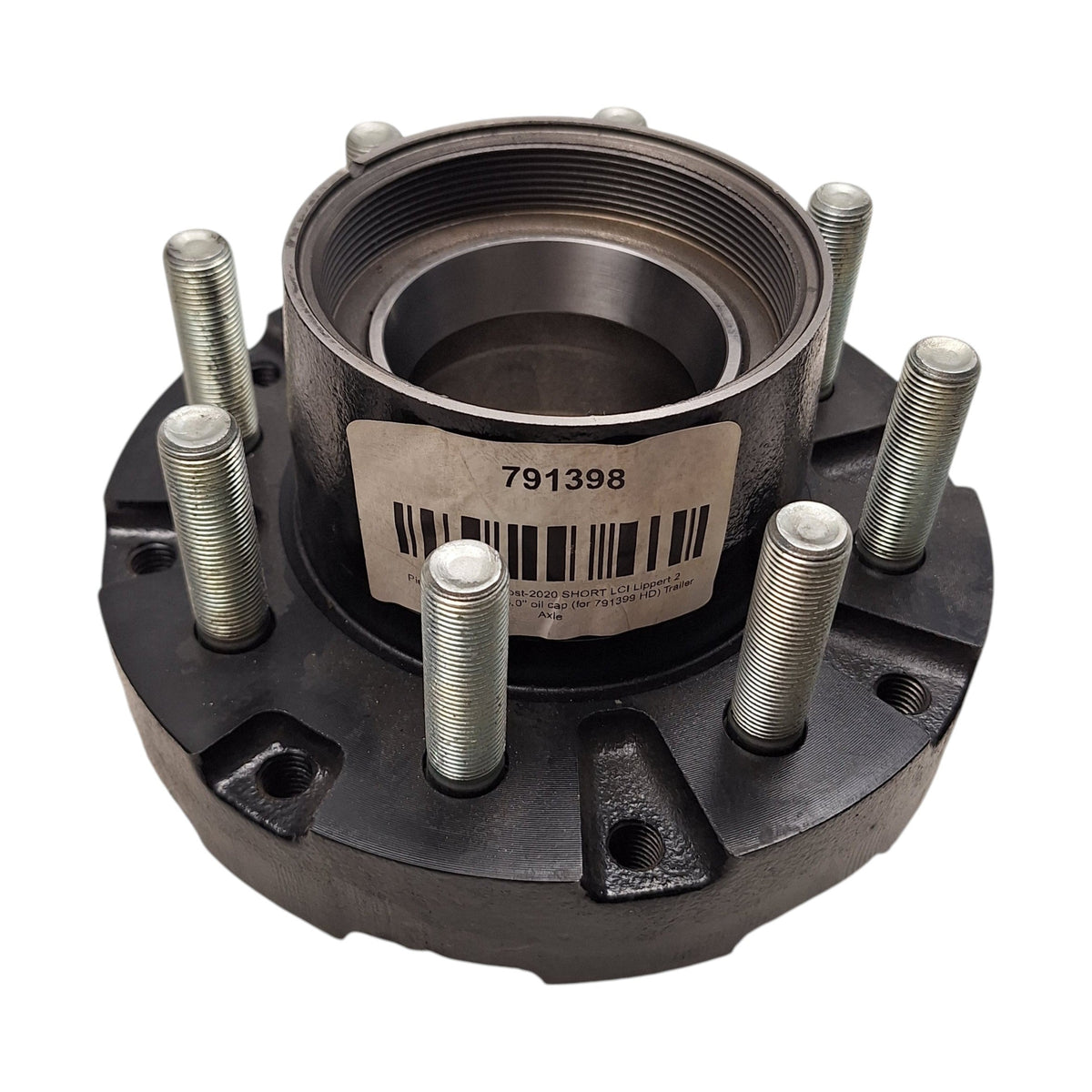 Lippert Hub 10K HD Post-2020 SHORT SPINDLE 4.77" Pilot  LCI 2 Piece 10,000# Trailer Axle (791398)