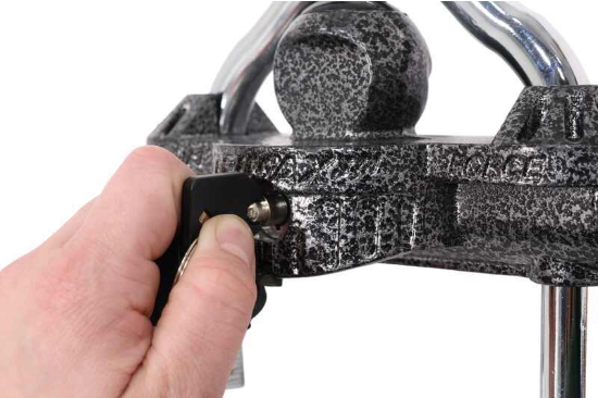Trimax Trailer Tongue Lock Kit - Keyed Alike Coupler, Latch and Receiver Locks - Universal Fit (79900301)