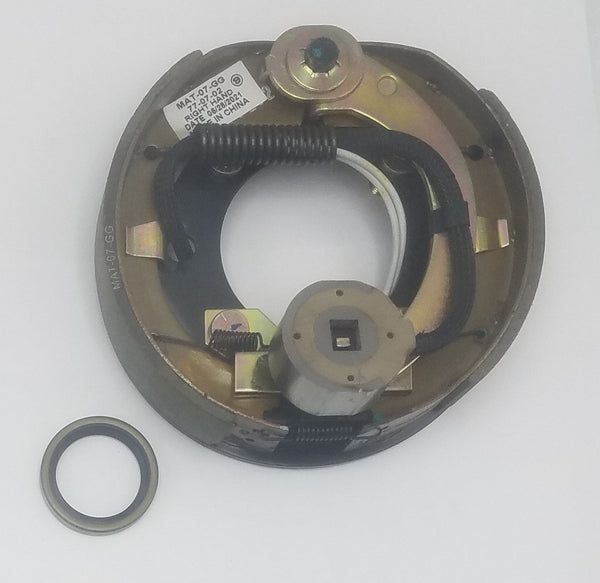 7" Right Side Electric Backing Plate and Seal For 2000# Axles Replaces Dexter 23-48 (7EBRH-SEAL-150)
