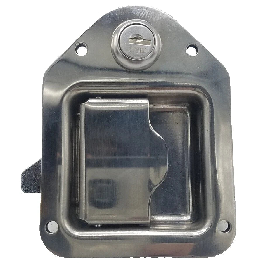 Mini Tear Drop Locking Latch - LKG, SST, With 2 Keys (8000SSL)