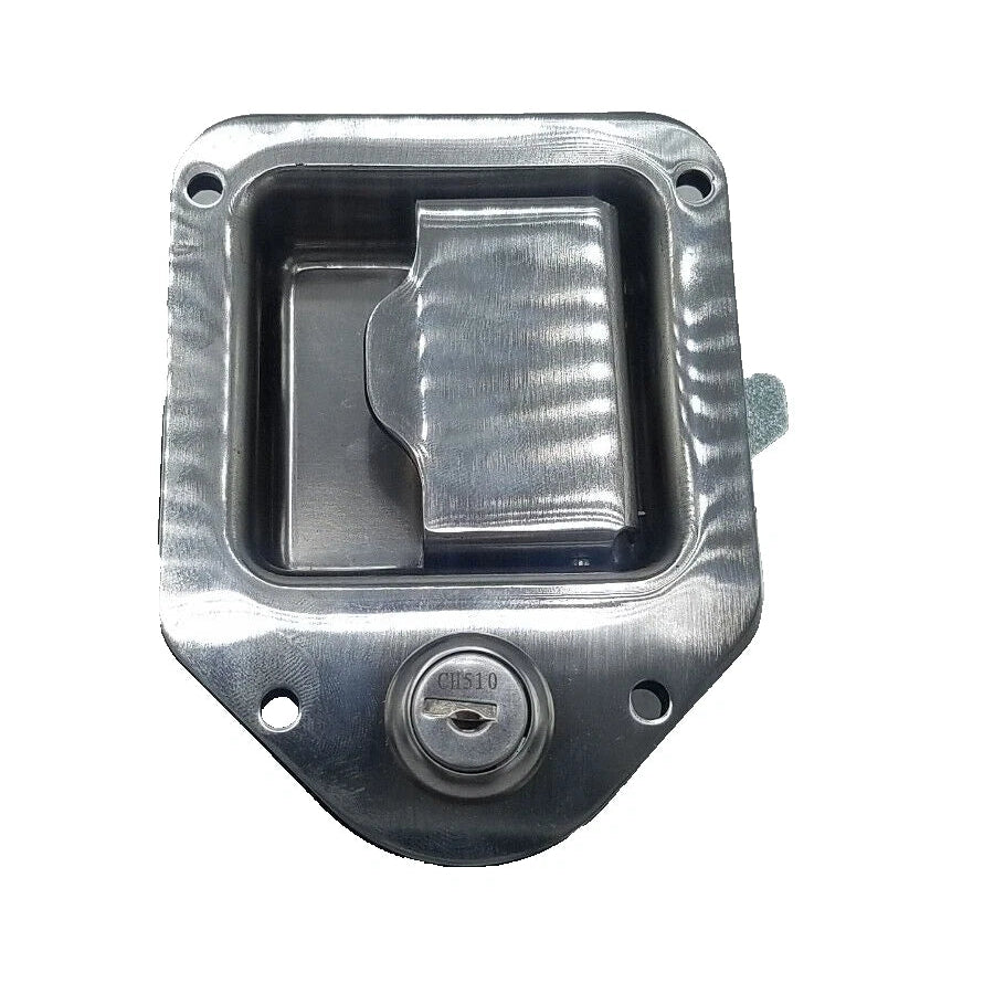 Mini Tear Drop Locking Latch - LKG, SST, With 2 Keys (8000SSL)