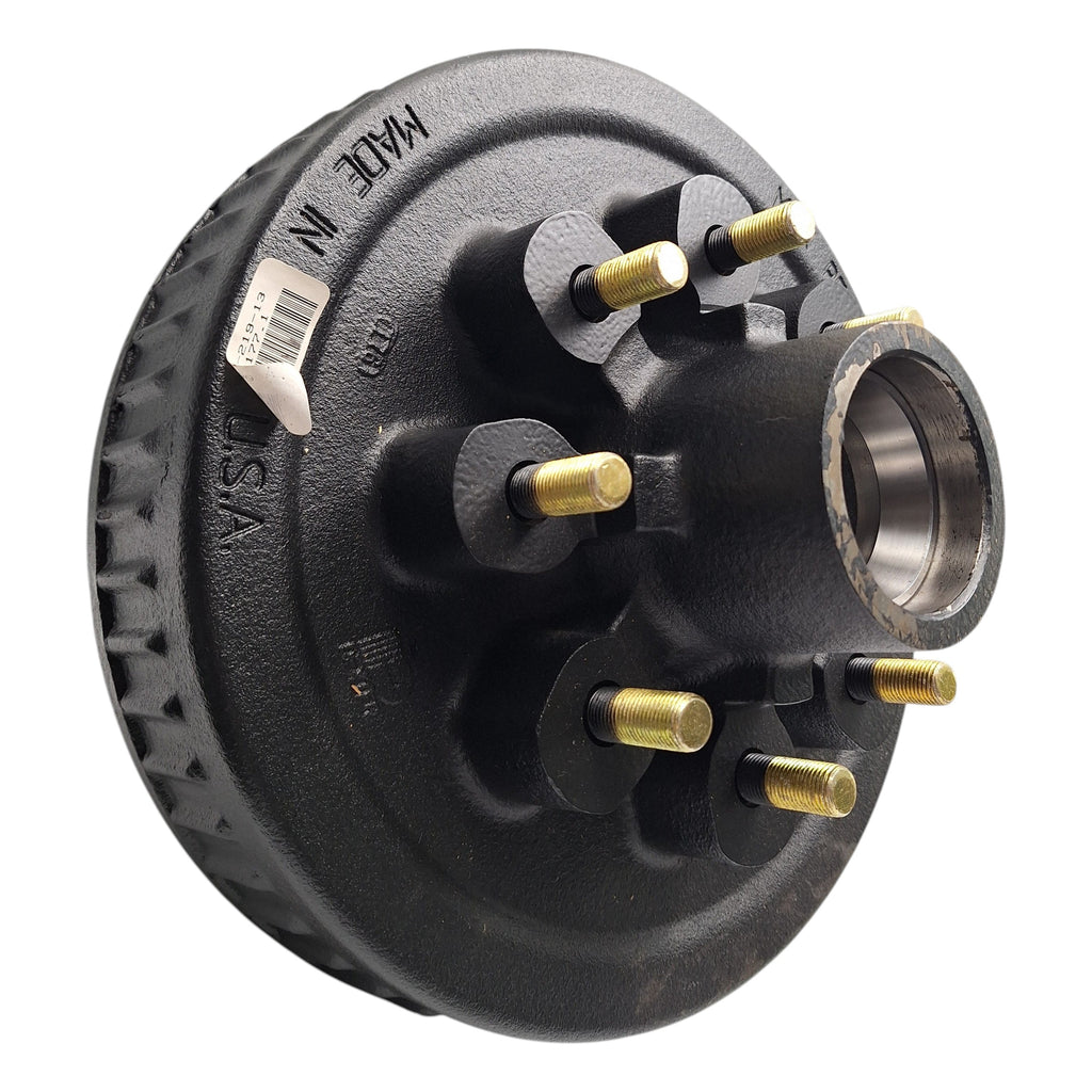 Replace Right Trailer Brake Dexter 8x6.5 Drums 9/16 Nuts 7000# 12" Backing Plate (821913-B-DEX-R)