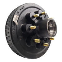 Replace Right Trailer Brake Dexter 8x6.5 Drums 9/16 Nuts 7000# 12" Backing Plate (821913-B-DEX-R)