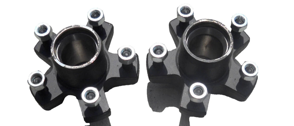 2- Genuine Dexter 5x4.5 Hubs Replace Trailer Idler Axle NO BEARINGS