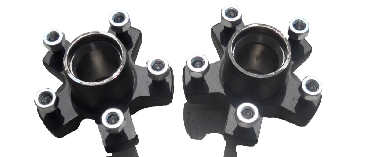 2- Genuine Dexter 5x4.5 Hubs Replace Trailer Idler Axle NO BEARINGS