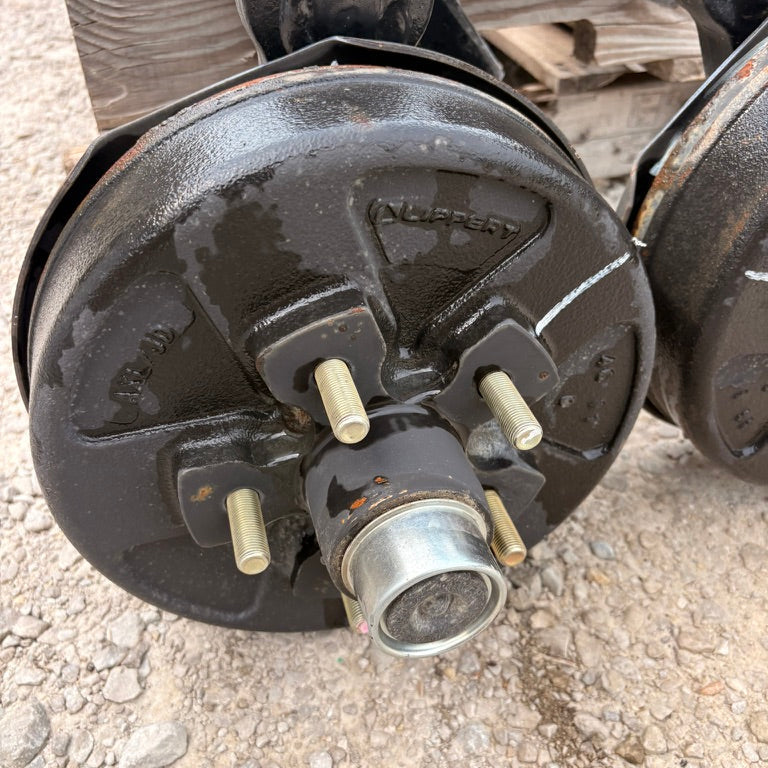 NEW Dexter #10 Torflex 3,500 lb Trailer Torsion Axle Beam - 73.5" HF - 52" OB - 45° Down - 5 on 4.5"