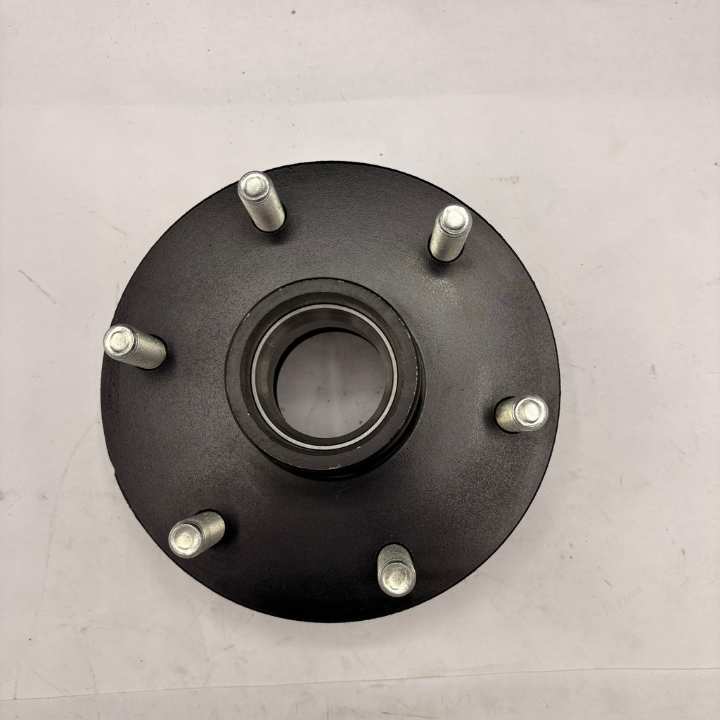 Idler Hub, 3500#, 6 x 5.5, ORANGE, Dexter, 1/2" Stud, Cupped & Studded (84655-1)