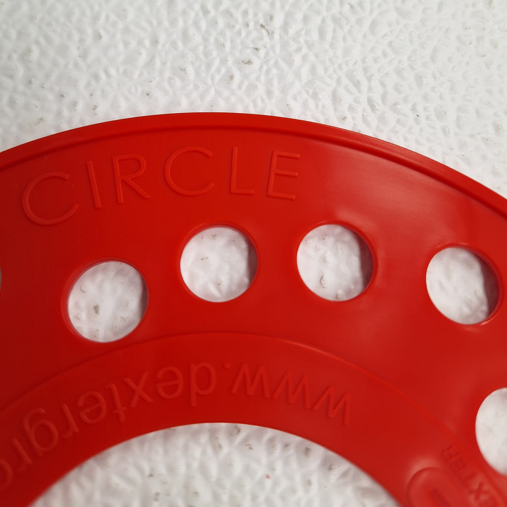Dexter Wheel Pattern Measuring Tool Circle Template 5 Lug Bolt for Trailer Wheels and Hubs (8560047)