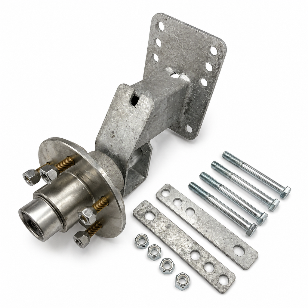 Tie Down Eliminator Spare Tire Carrier with Removable Hub and Spindle Assembly (86068)