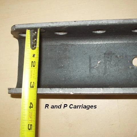 Adjustable 3" Trailer Coupler Mount Channel, 4-Hole Weld-On (8978)