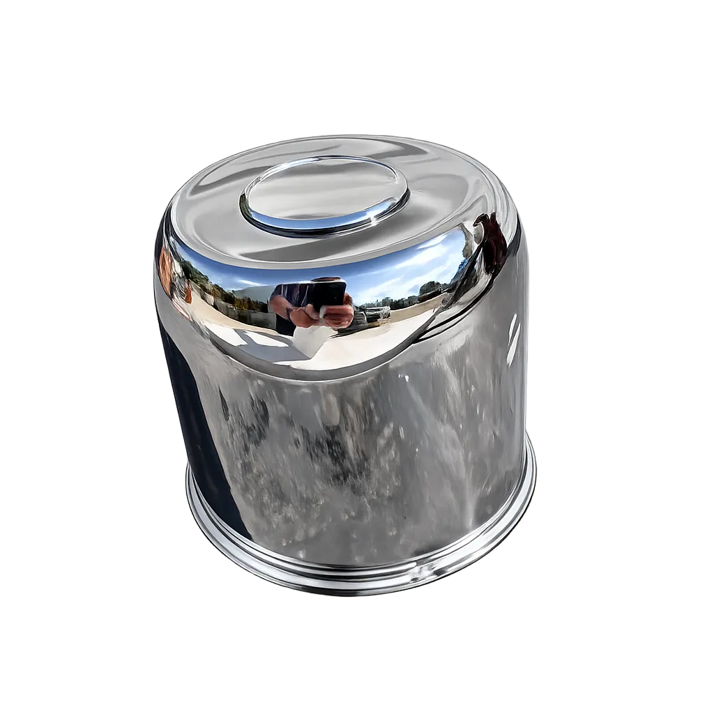 8 Lug Trailer Wheel Center Cap with Removable Top (90114)