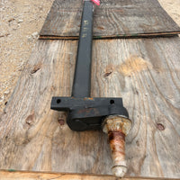 NEW 7,000 lb Square Torsion Axle Beam - 94" HF - 80" OB - 10° Up - U-Lube Inboard Beam Only