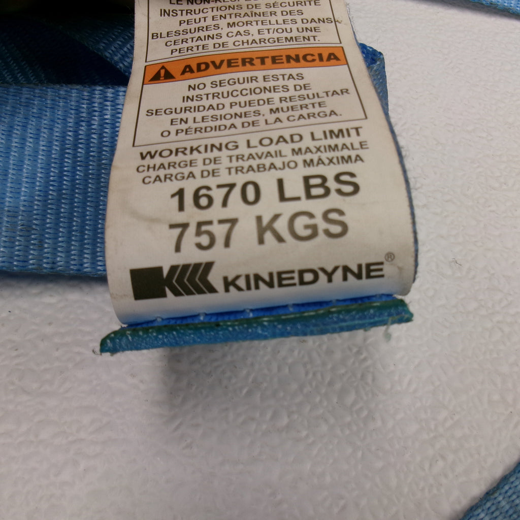 Two Straps - 2" Wide Kinedyne Wheel Nets for 14"-15" Wheels - 2,500 lb WLL Per Strap (910-LOTOF2)
