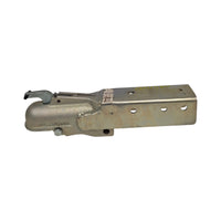 2" Heavy-Duty Cast Straight Tongue Coupler 3" Tube Channel Trailer Hitch 10,000# (0091560)