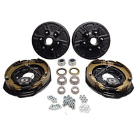 Add Brakes Basic 6x5.5 Drum 12" Electric Self Adj Backing Plate 6K Trailer Axle (92655-B-FSA-IMP)
