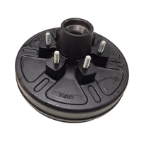 Add Brakes Basic 6x5.5 Drum 12" Electric Self Adj Backing Plate 6K Trailer Axle (92655-B-FSA-IMP)