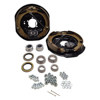 Add Brakes Basic 6x5.5 Drum 12" Electric Self Adj Backing Plate 6K Trailer Axle (92655-B-FSA-IMP)