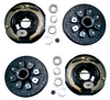 Add Brakes Kit, 8 x 6.5,  1/2 Stud, 7K Backing Plates, self adjusting brakes, fits Dexter (92865-B-FSA-IMP)