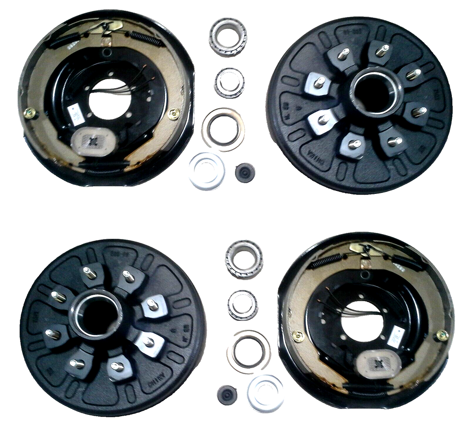 Add Brakes – 7,000 lb Trailer Axle Kit 12" x 2" Self-Adjusting Electric Brakes • 8 x 6.5" Hub/Drums • 8 Lug 8x6.5 • #42 Spindle (92865-B-FSA-IMP)