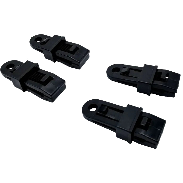 Four Pack Tie-Down Tarp Clips with Easy-Adjust Quick-Release Button (9429400)