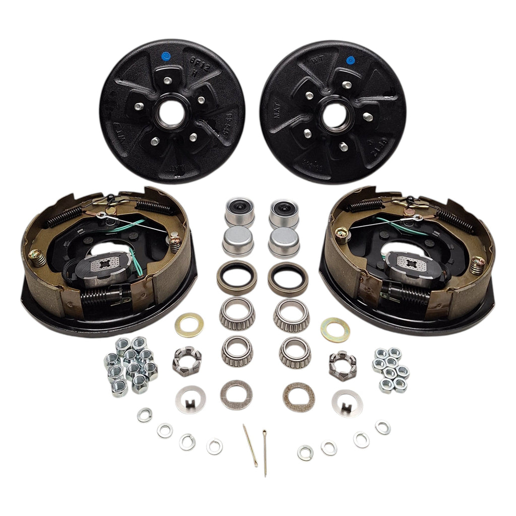 Add Trailer Brakes Kit – 3500 lb Axle, 5 on 4.5 Bolt Pattern, Electric Self-Adjusting, Import, Complete Kit (94545-B-FSA-IMP-K1)