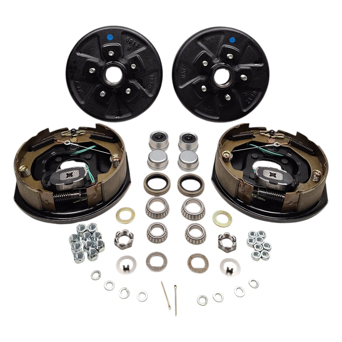 Add Trailer Brakes Kit – 3500 lb Axle, 5 on 4.5 Bolt Pattern, Electric Self-Adjusting, Import, Complete Kit (94545-B-FSA-IMP-K1)