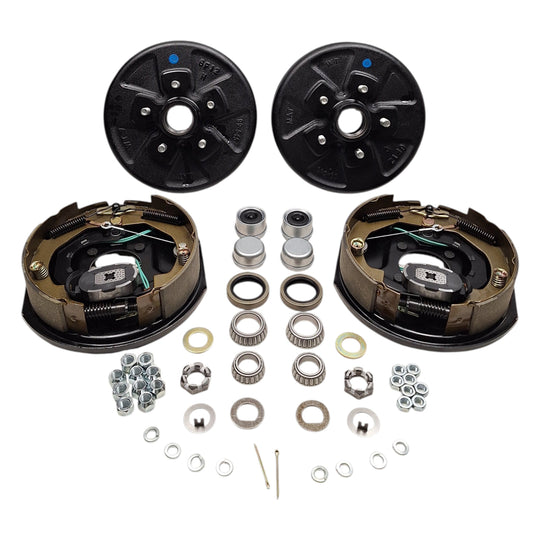 Add Trailer Brakes Kit – 3500 lb Axle, 5 on 4.5 Bolt Pattern, Electric Self-Adjusting, Import, Complete Kit (94545-B-FSA-IMP-K1)