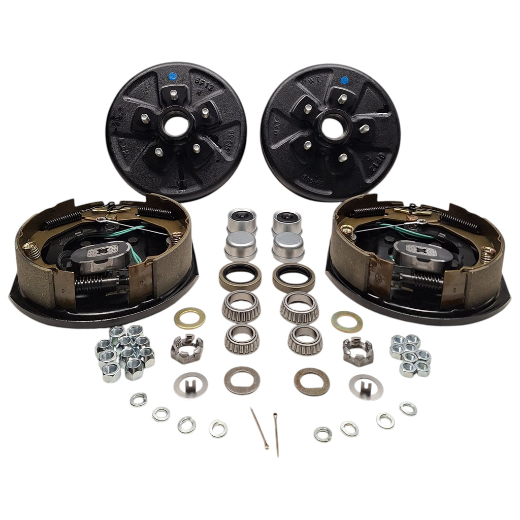 Add Trailer Brakes Kit – 3500 lb Axle, 5 on 4.5 Bolt Pattern, Electric Self-Adjusting, Import, Complete Kit (94545-B-FSA-IMP-K1)