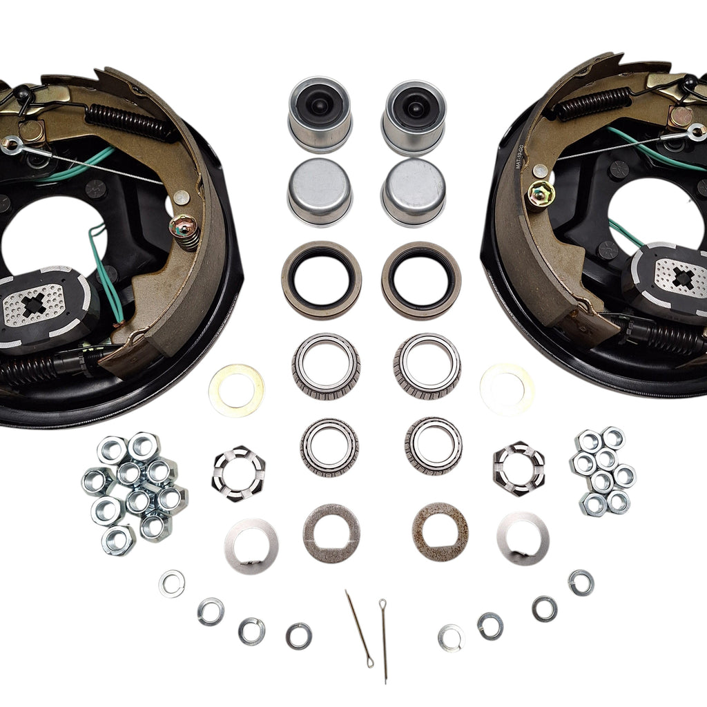 Add Trailer Brakes Kit – 3500 lb Axle, 5 on 4.5 Bolt Pattern, Electric Self-Adjusting, Import, Complete Kit (94545-B-FSA-IMP-K1)