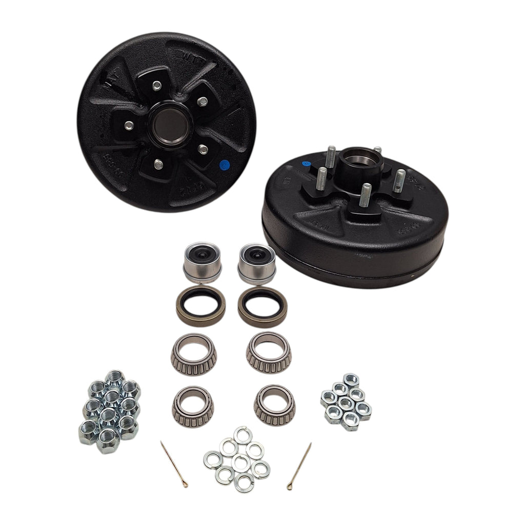 Complete 3500# Trailer Brake Kit | 5x4.5 Bolt Pattern | Self-Adjusting (94545-B-FSA-IMP)